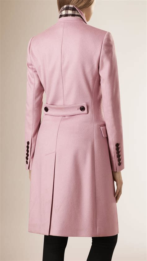 pink burberry coat macklemore|burberry cashmere jacket.